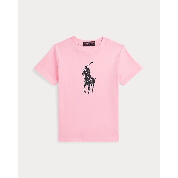 RALPH LAUREN Pink Pony Cotton Jersey Tee