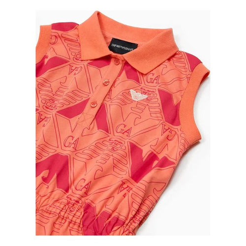 Load image into Gallery viewer, EMPORIO ARMANI KIDS EA CREW HEAVYWEIGHT JERSEY DRESS WITH OVERSIZED EAGLE PRINT - Yooto
