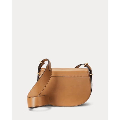 Load image into Gallery viewer, RALPH LAUREN Polo ID Leather Saddle Bag
