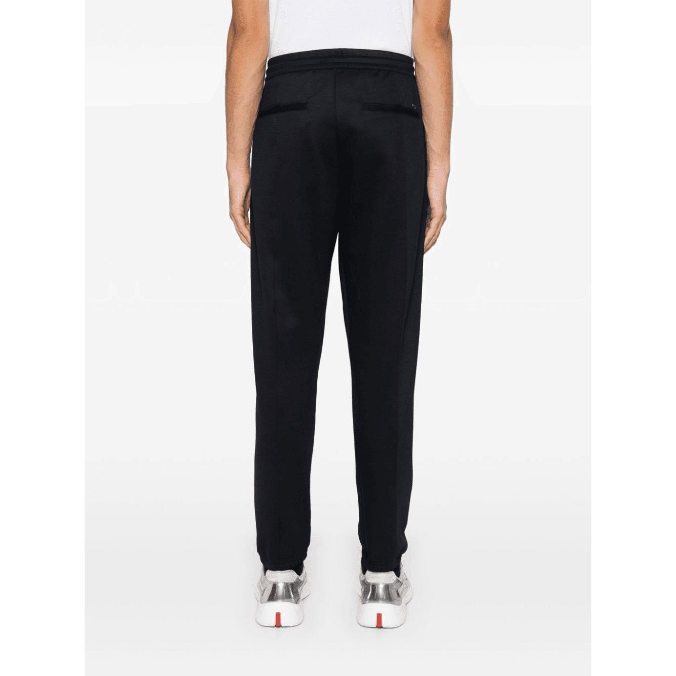 EMPORIO ARMANI twill-weave trousers