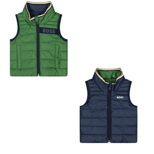 Load image into Gallery viewer, BOSS KIDS SLEEVELESS JACKET - Yooto
