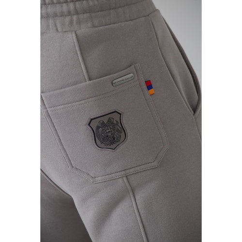 Load image into Gallery viewer, AZAT MARD GREY CREST JOGGERS
