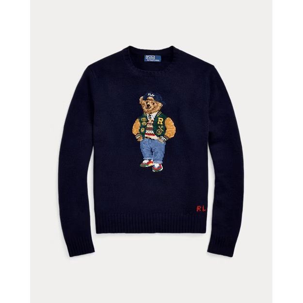 RALPH LAUREN Polo Bear Wool-Cashmere Jumper