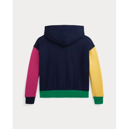 Load image into Gallery viewer, RALPH LAUREN Colour-Blocked Big Pony Fleece Hoodie
