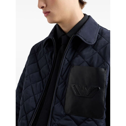 Load image into Gallery viewer, EMPORIO ARMANI diamond-quilted jacket
