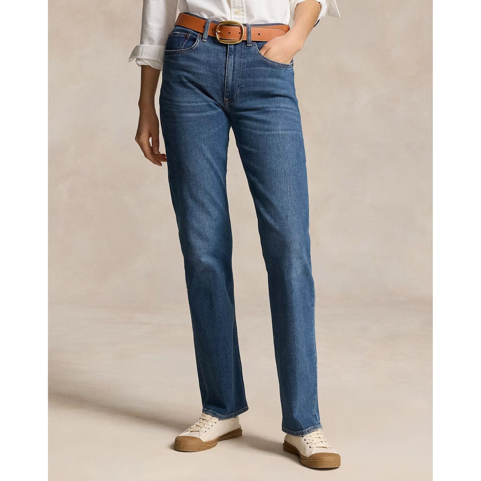 RALPH LAUREN High-Rise Straight Jean