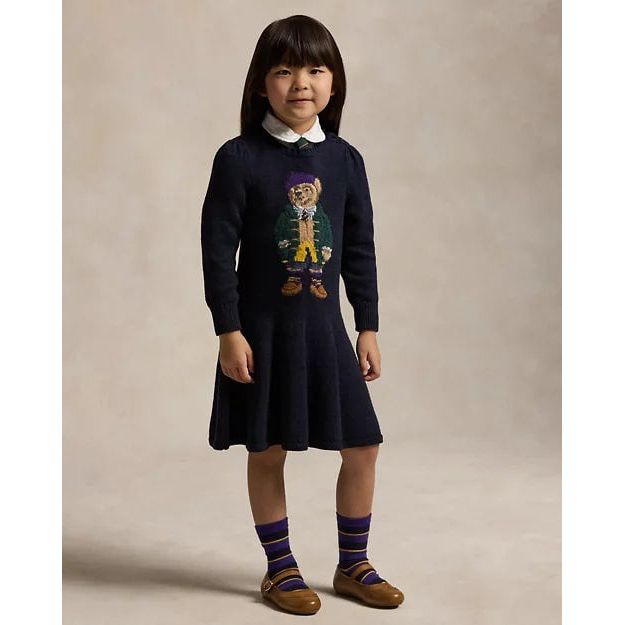 RALPH LAUREN Polo Bear Jumper Dress