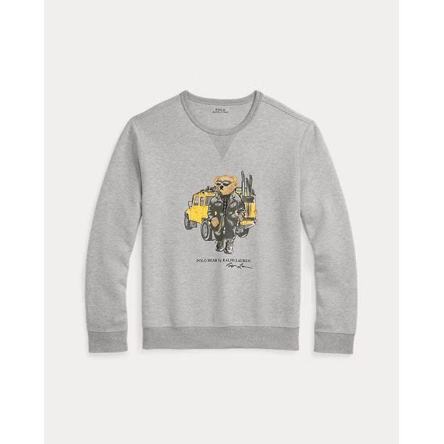 RALPH LAUREN Polo Bear Double-Knit Sweatshirt