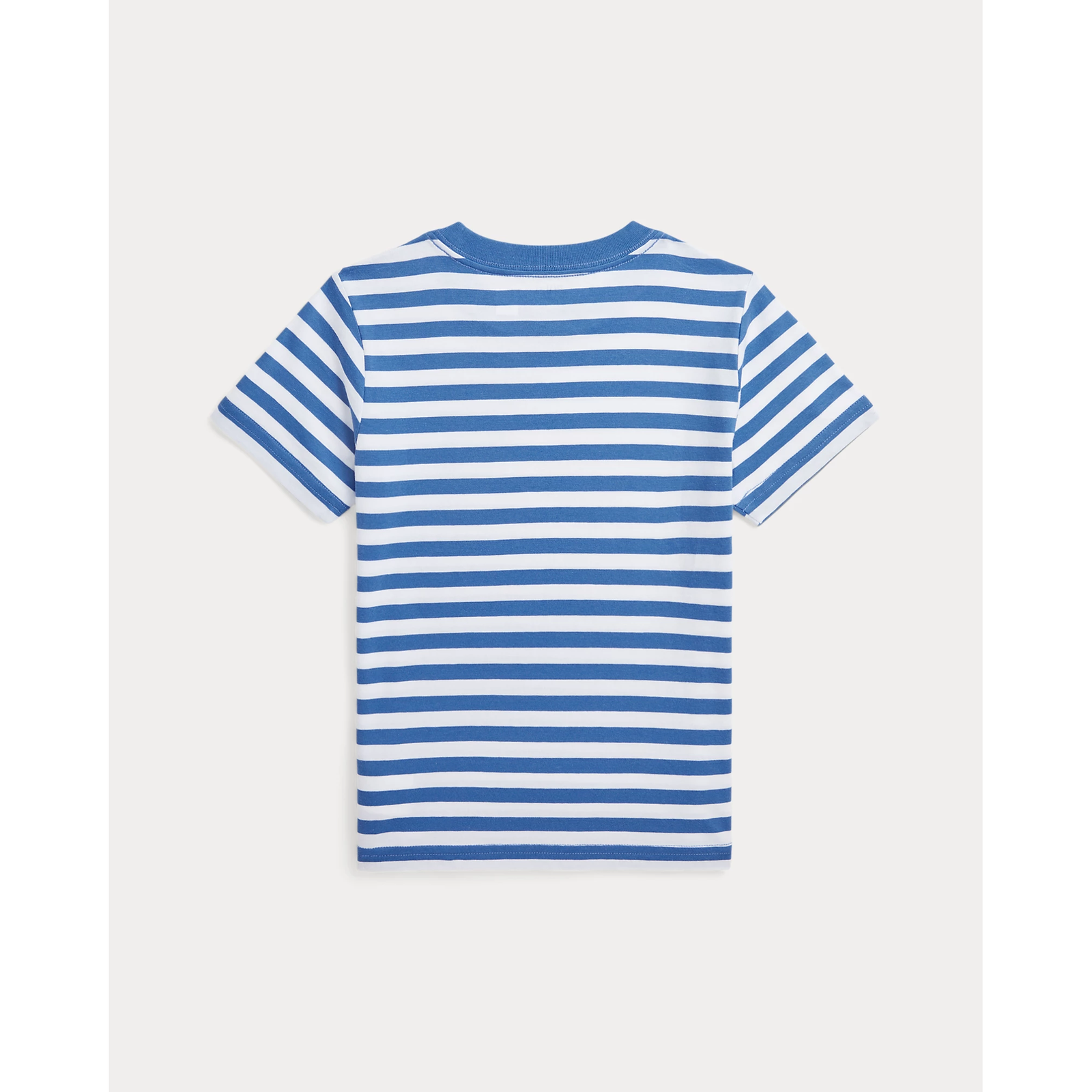 POLO RALPH LAUREN POLO BEAR STRIPED COTTON JERSEY T-SHIRT