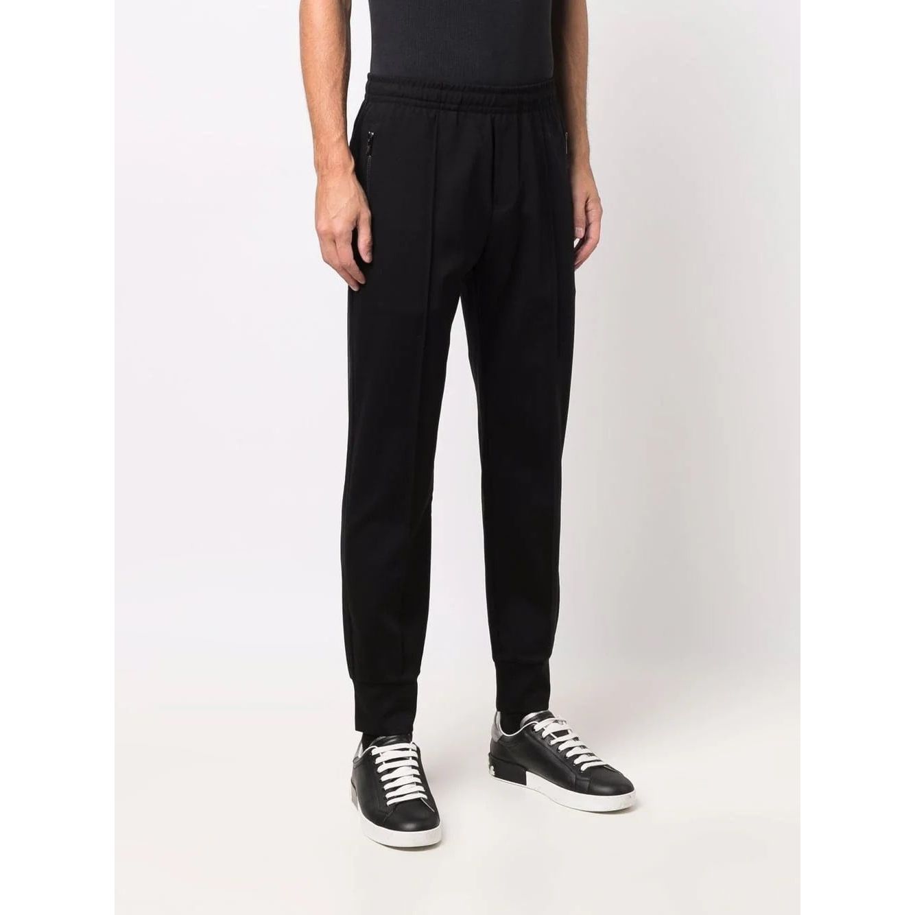 EMPORIO ARMANI side-zip pocket track pants