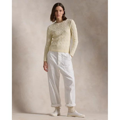 Load image into Gallery viewer, RALPH LAUREN Anchor-Motif Cable Cotton Jumper
