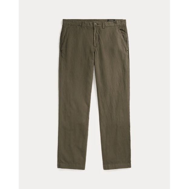 RALPH LAUREN Straight Fit Linen-Cotton Trouser