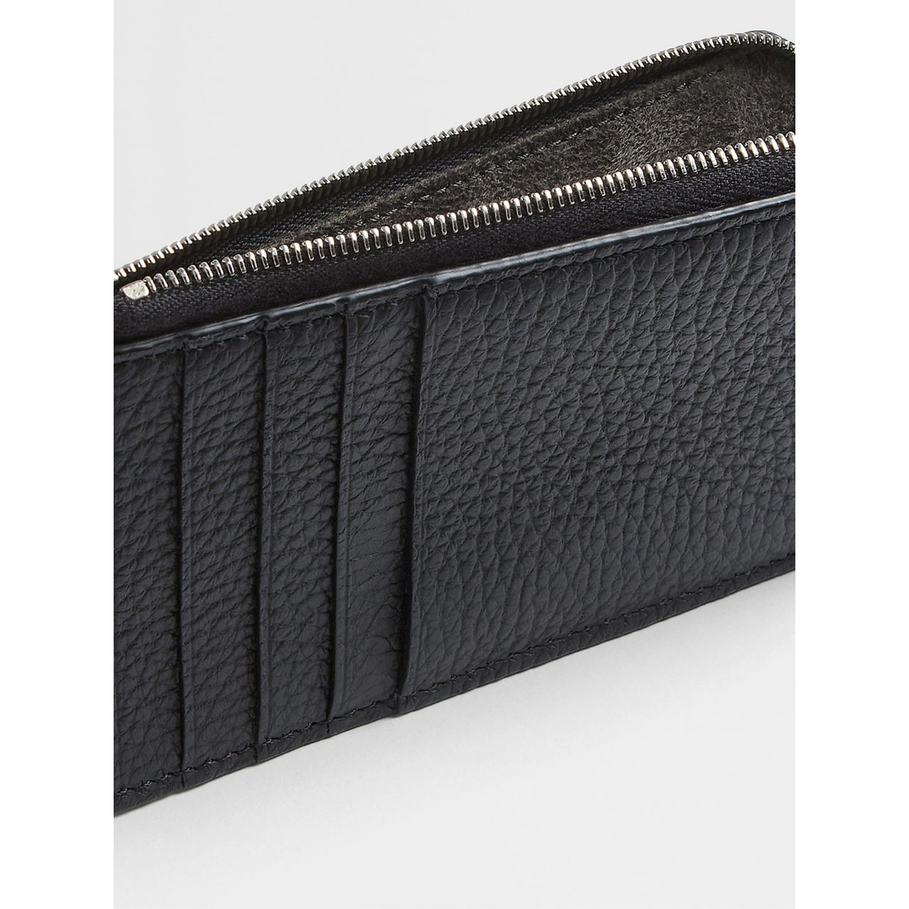 ZEGNA BLACK DEERSKIN WALLET