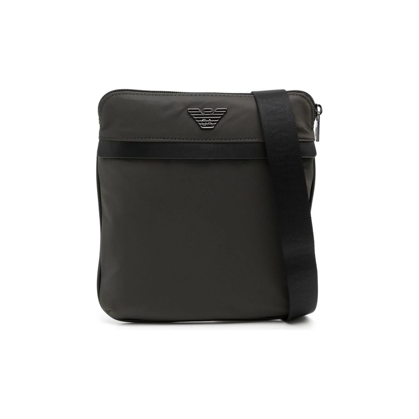 EMPORIO ARMANI flat messenger bag