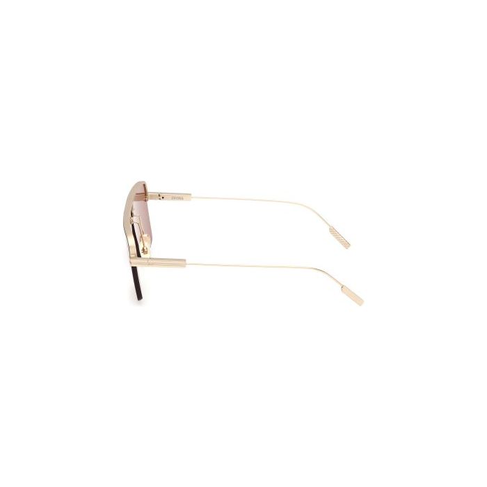 ZEGNA PALE GOLD METAL SUNGLASSES