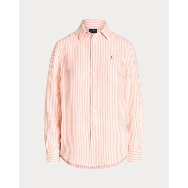 POLO RALPH LAUREN  RELAXED FIT STRIPED LINEN SHIRT - Yooto