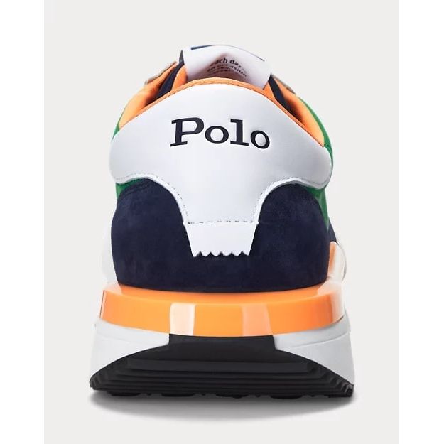 POLO RALPH LAUREN TRAIN 89 SUEDE-PANELLED TRAINER - Yooto