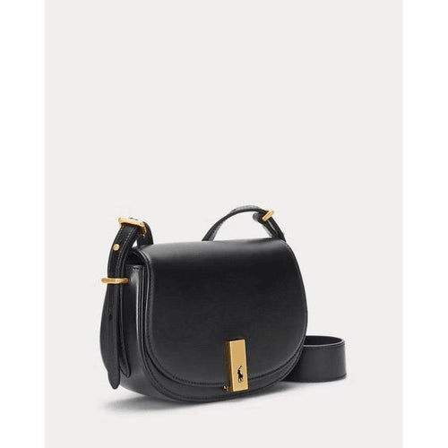 Load image into Gallery viewer, RALPH LAUREN Polo ID Calfskin Mini Saddle Bag
