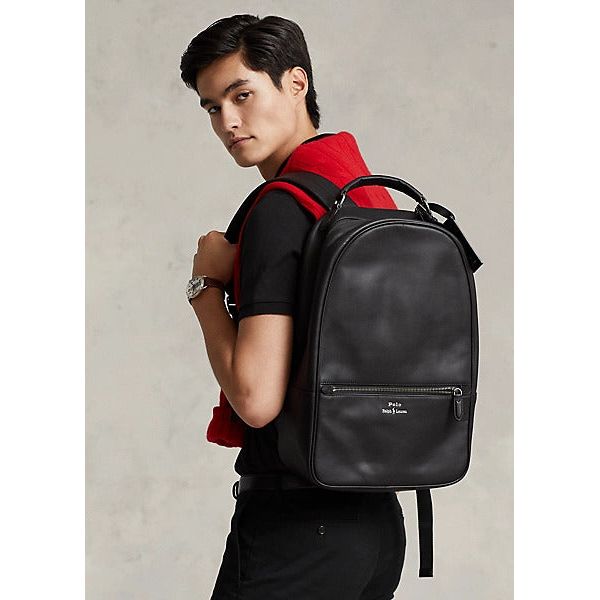 POLO RALPH LAUREN LEATHER BACKPACK - Yooto