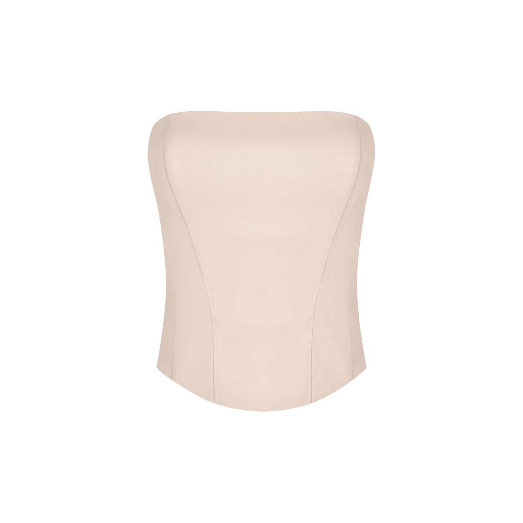 Antheia Wool Corset Top in Blush