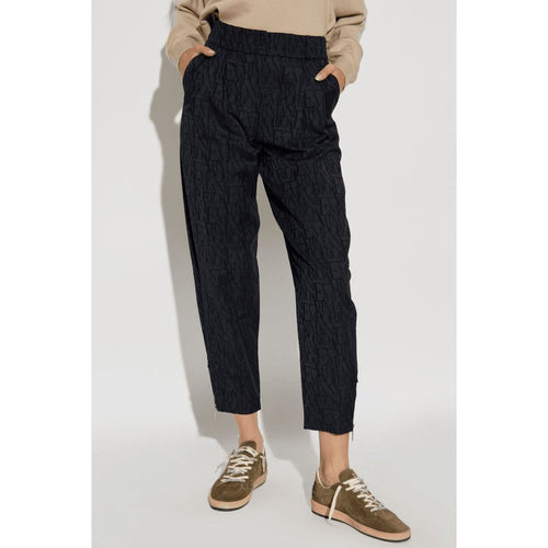 Load image into Gallery viewer, EMPORIO ARMANI monogram-print tapered trousers
