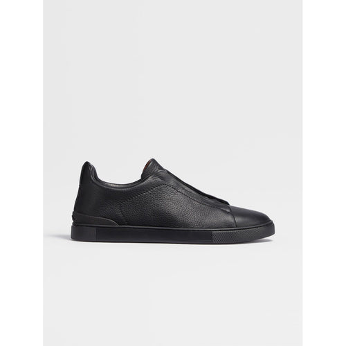 Load image into Gallery viewer, ZEGNA Vicuna Color Deerskin Triple Stitch™ Low Top Sneakers
