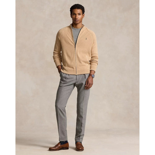 Load image into Gallery viewer, POLO RALPH LAUREN TEXTURED COTTON FULL-ZIP JUMPER
