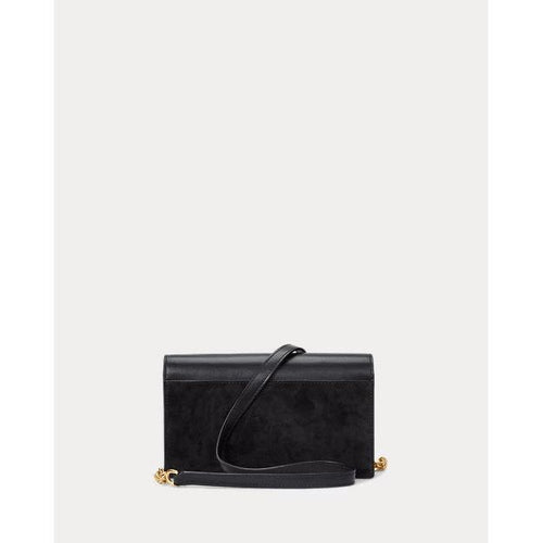 Load image into Gallery viewer, RALPH LAUREN Polo ID Leather-Suede Chain Wallet &amp; Bag
