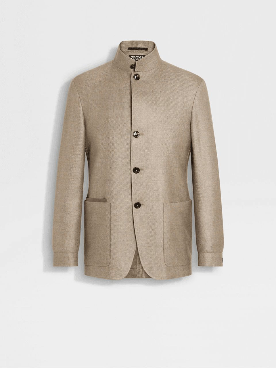 ZEGNA CASHMERE SILK AND LINEN IL CONTE JACKET