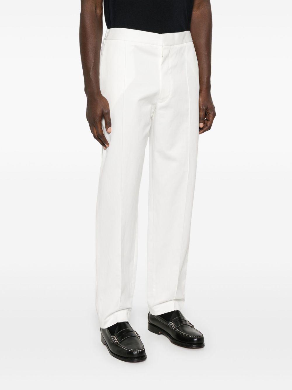 ZEGNA COTTON, LINEN AND SILK PANTS