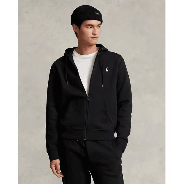 RALPH LAUREN Double-Knit Full-Zip Hoodie