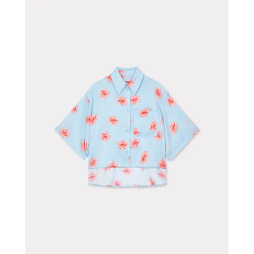 Load image into Gallery viewer, KENZO &#39;KENZO ROSE&#39; CROPPED DROPPED SHOULDERS SHIRT - Yooto
