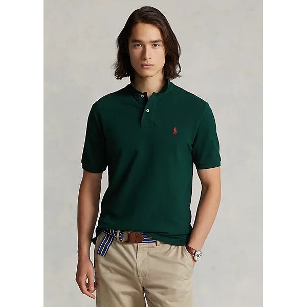 POLO RALPH LAUREN CUSTOM SLIM FIT MESH POLO - Yooto