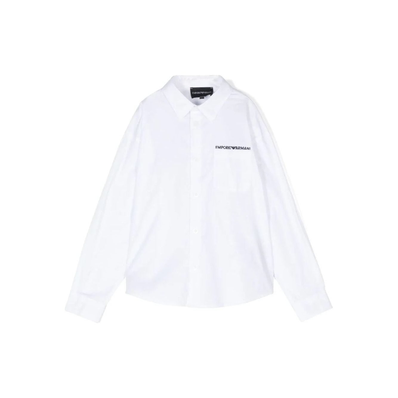 EMPORIO ARMANI Kids
logo-embroidered shirt