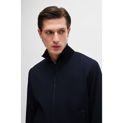 Load image into Gallery viewer, BOSS SLIM-FIT BLOUSON JACKET IN A WOOL BLEND
