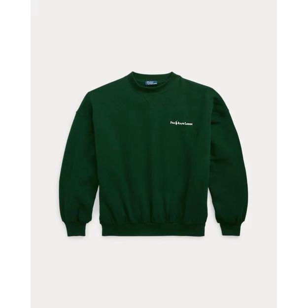 RALPH LAUREN Logo Fleece High-Crewneck