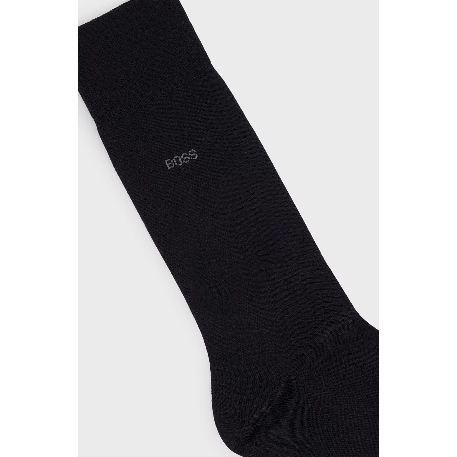 BOSS REGULAR-LENGTH LOGO SOCKS IN MERCERISED EGYPTIAN COTTON