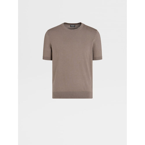 Load image into Gallery viewer, ZEGNA DARK TAUPE PREMIUM COTTON T-SHIRT
