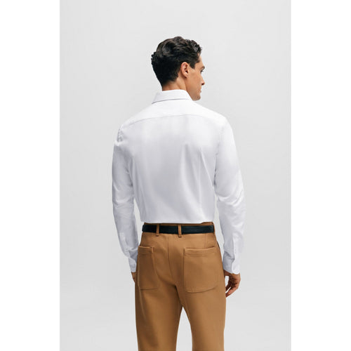Load image into Gallery viewer, BOSS SLIM FIT COTTON SHIRT WITH TYPICAL STRIPES OF THE BRAND - Yooto
