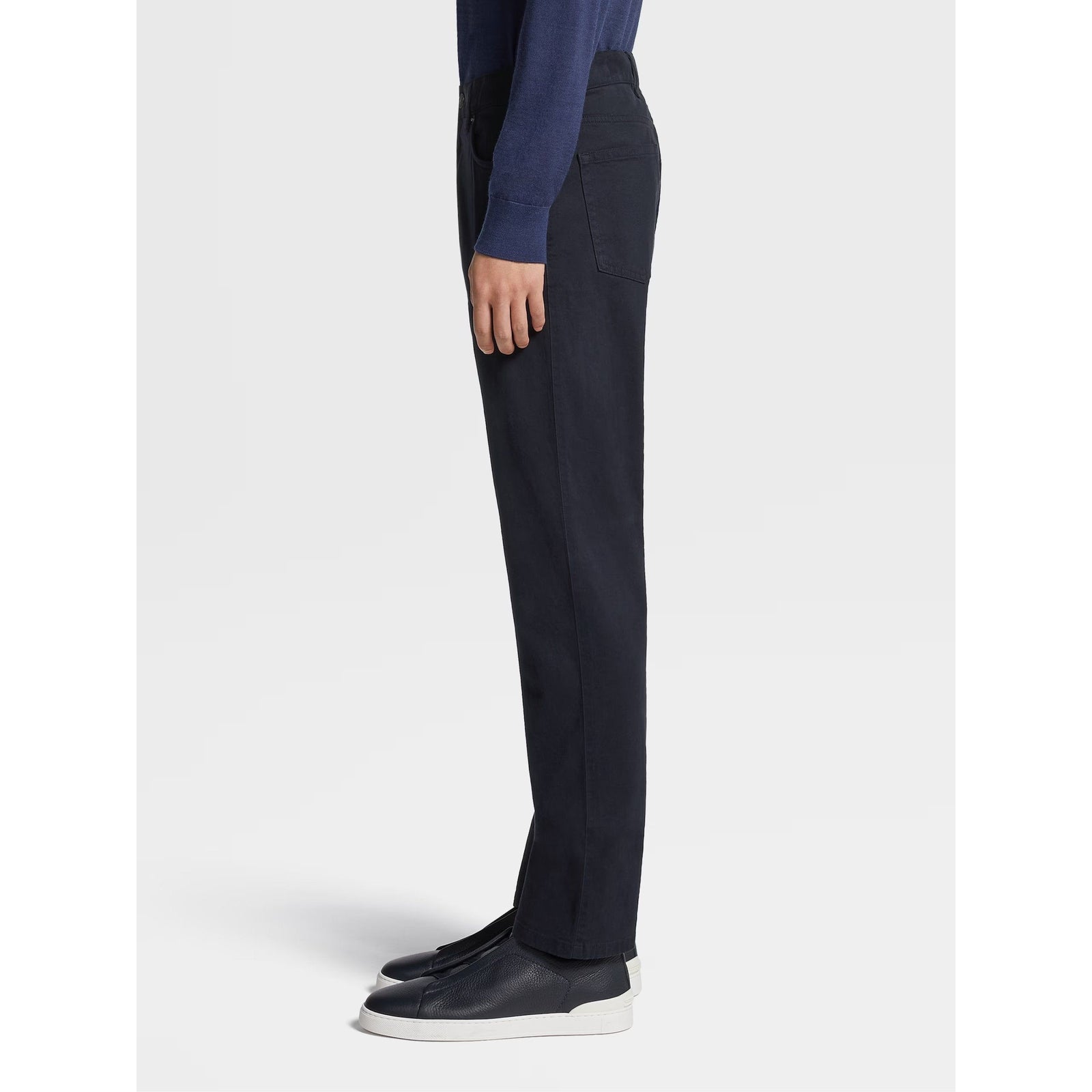 ZEGNA STRETCH COTTON ROCCIA JEANS