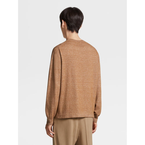 Load image into Gallery viewer, ZEGNA Mélange Oasi Cashmere Knit Crewneck
