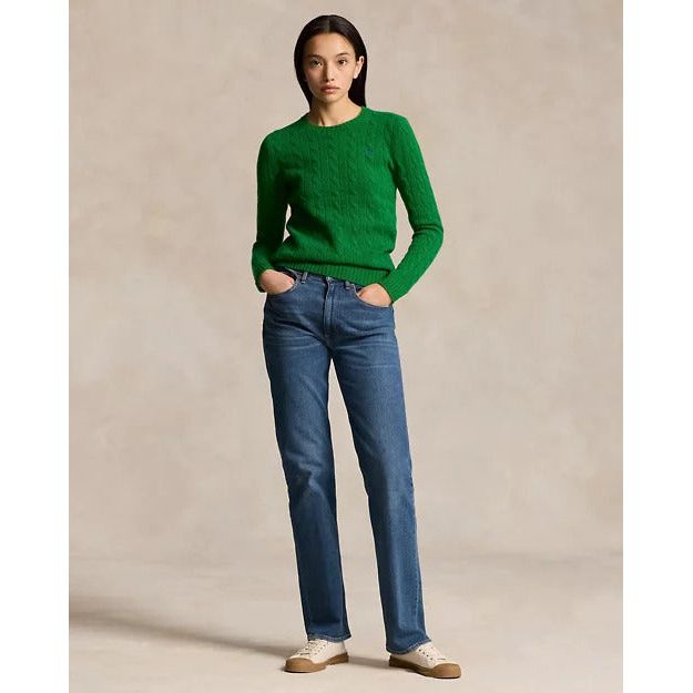 RALPH LAUREN Cable-Knit Wool-Cashmere Jumper