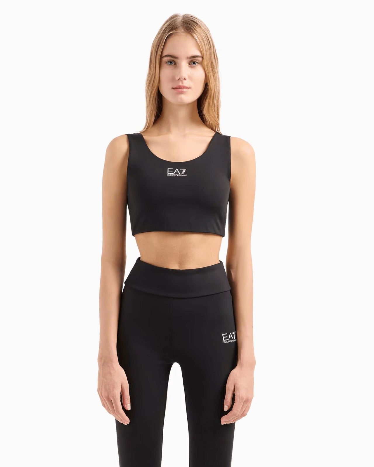 EMPORIO ARMANI Dynamic Athlete sports bra in VIGOR7 technical fabric