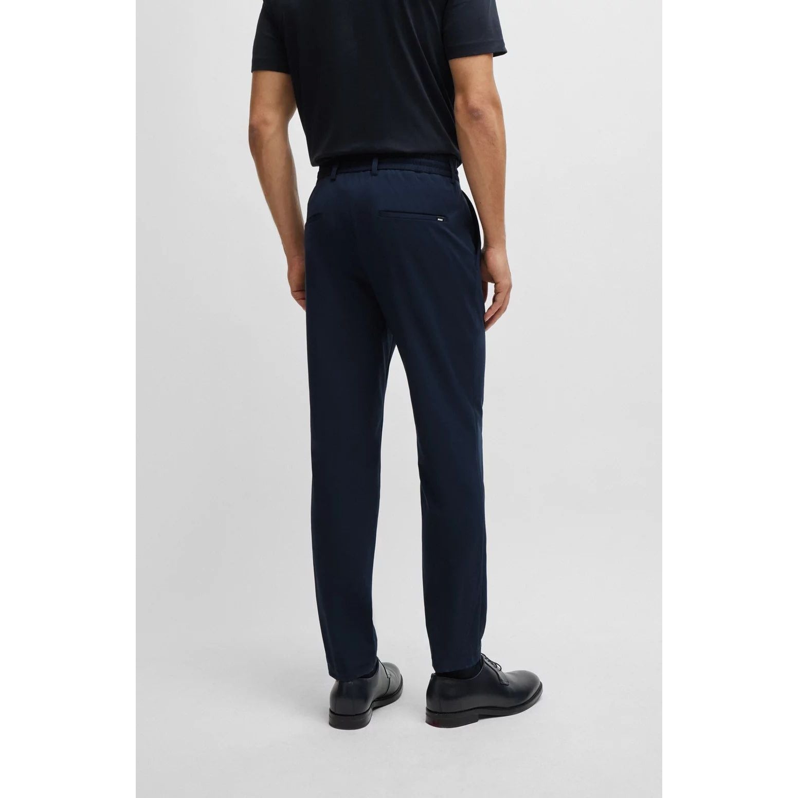 BOSS SLIM-FIT TROUSERS IN PERFORMANCE-STRETCH JERSEY