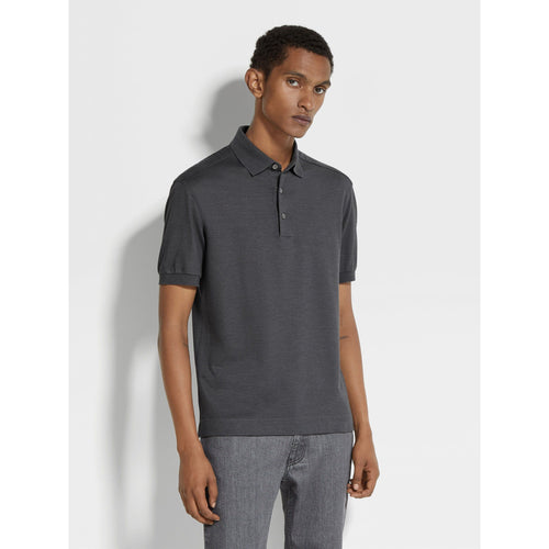 Load image into Gallery viewer, ZEGNA COTTON AND SILK POLO SHIRT
