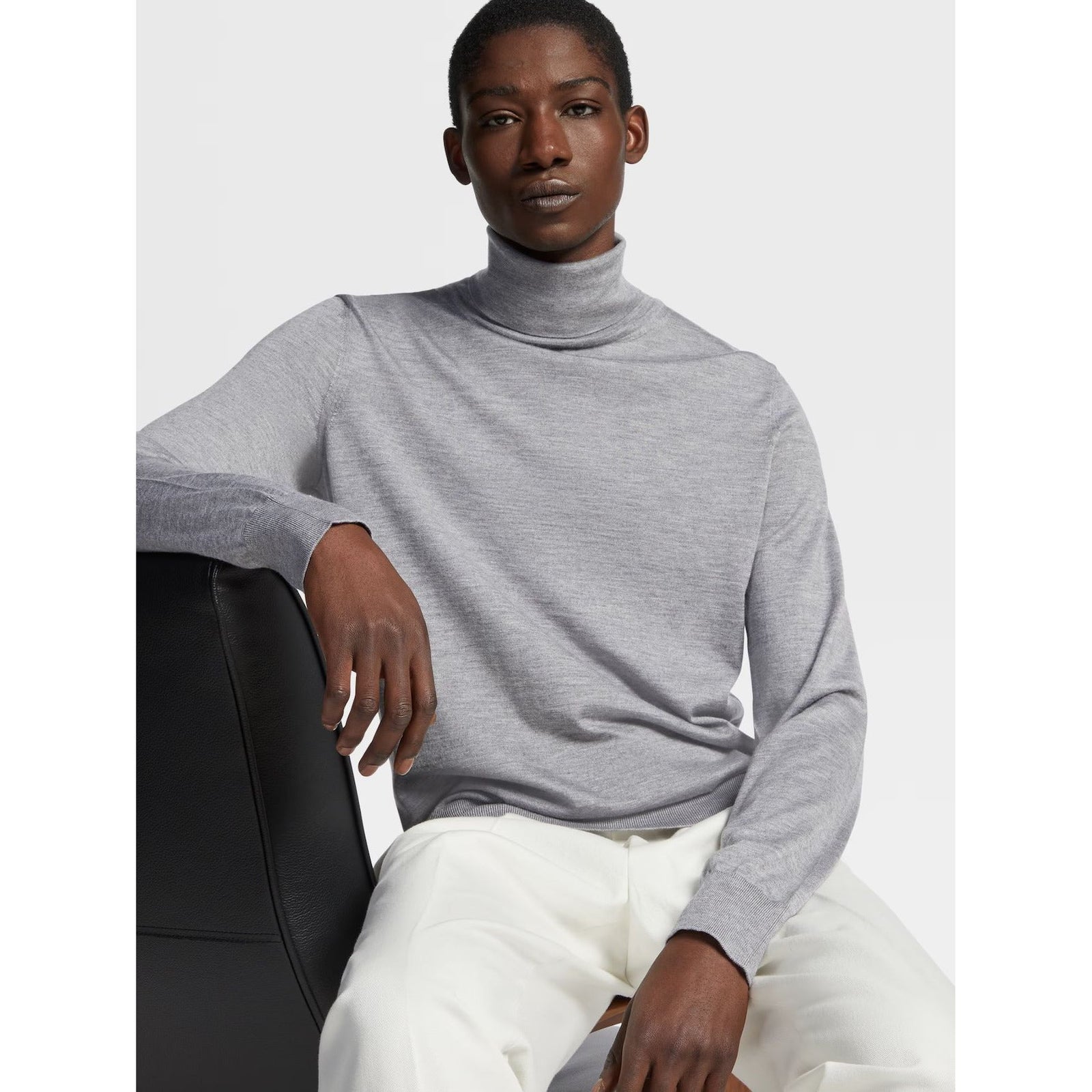 ZEGNA CASHSETA LIGHT TURTLENECK