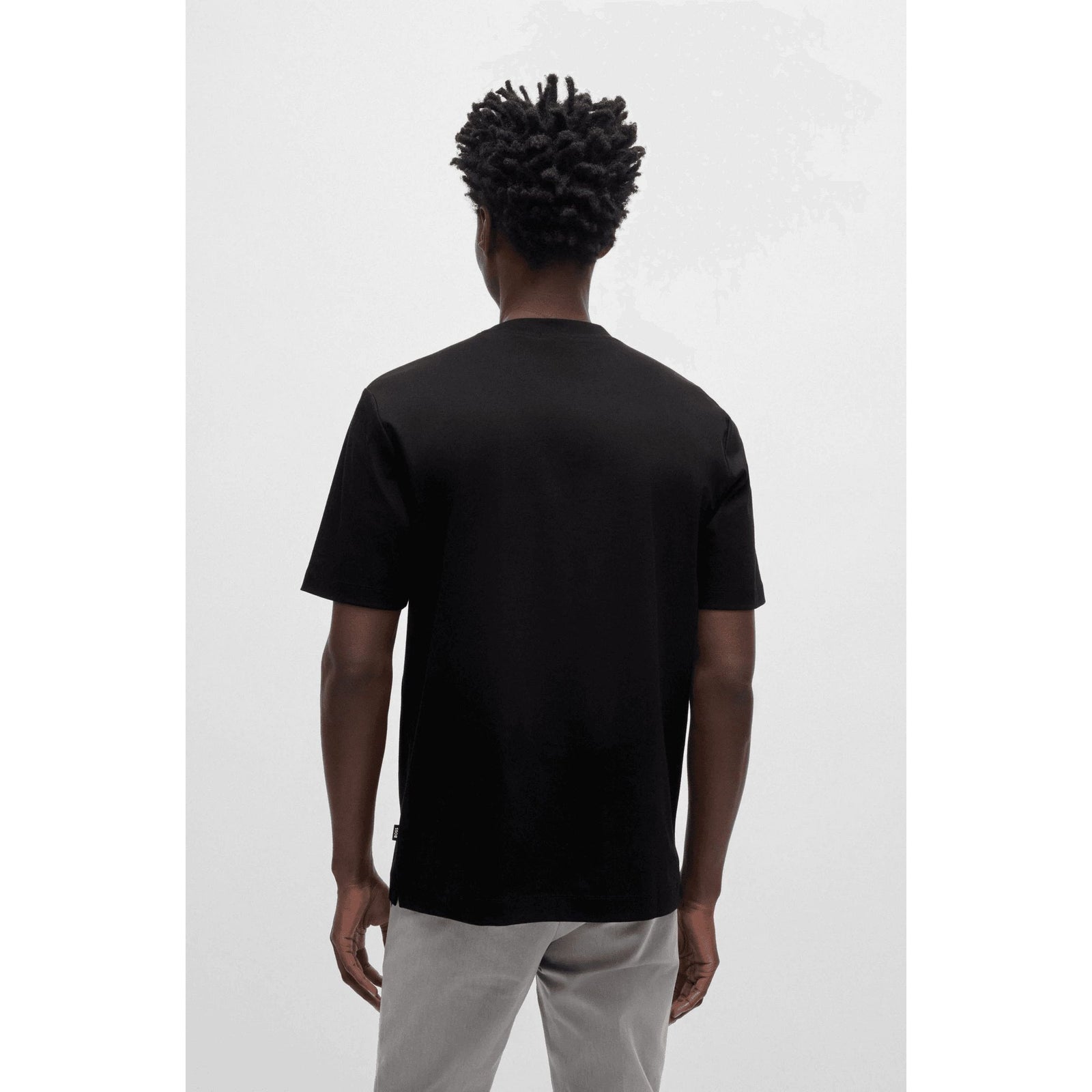 BOSS Regular-fit T-shirt in cotton with Double B monogram