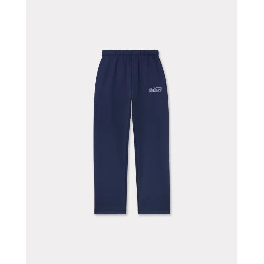 KENZO KUBE STRAIGHT EMBROIDERED JOG PANTS