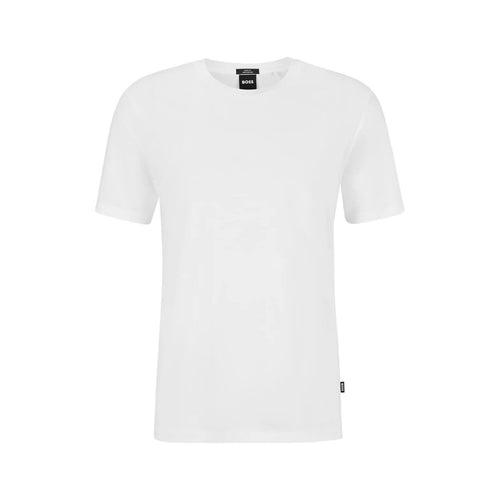 Load image into Gallery viewer, BOSS SLIM-FIT SHORT-SLEEVED T-SHIRT IN MERCERIZED COTTON
