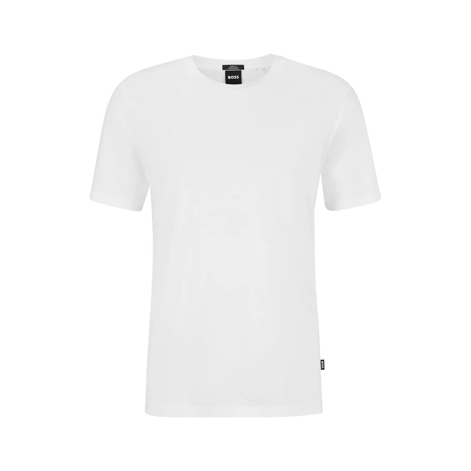 BOSS SLIM-FIT SHORT-SLEEVED T-SHIRT IN MERCERIZED COTTON